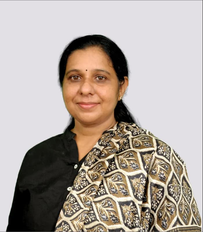 Portrait of Sreekala Jagadeesh, Head of Delivery at Vknowlabs